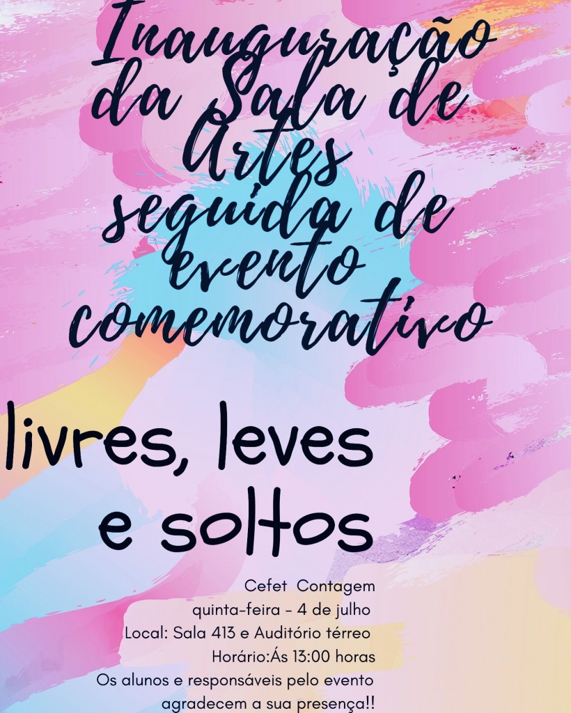 Inauguração da Sala de Artes