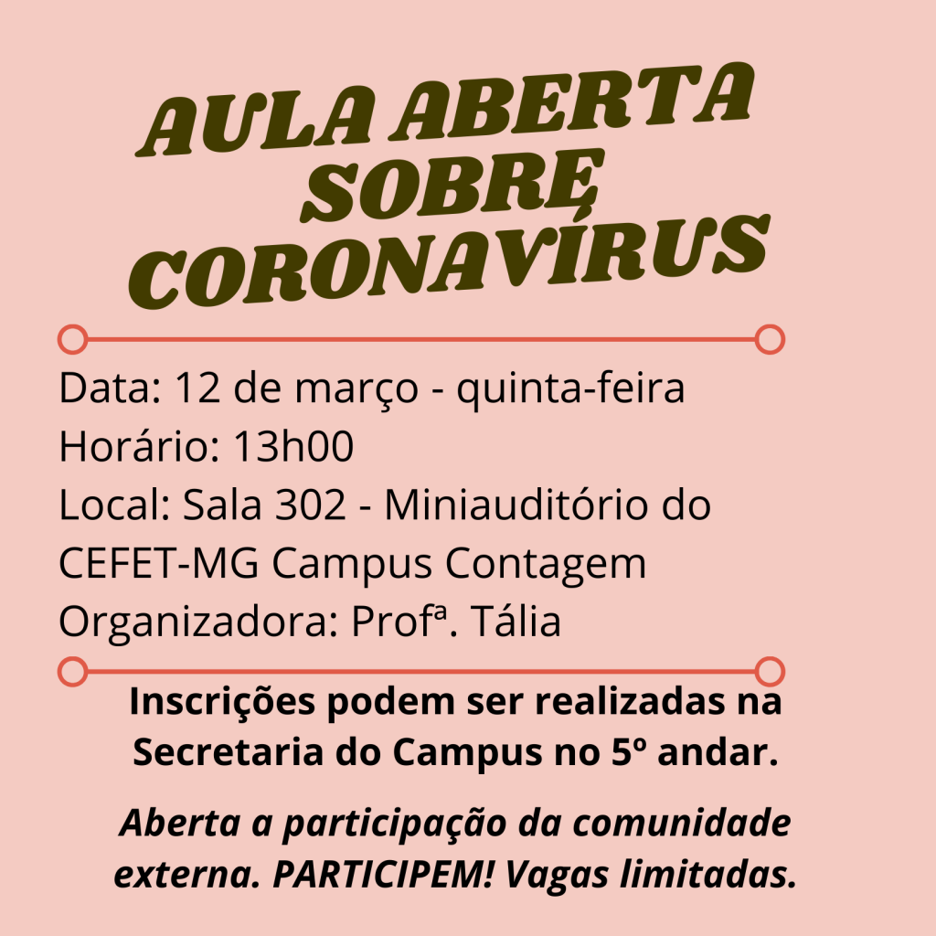 aula aberta coronavirus