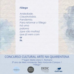 Concurso Arte na Quarentena - Fôlego