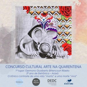 Concurso Arte na Quarentena - o irônico contraste de uma vida morta e de uma morte viva